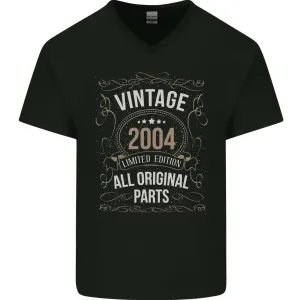 20th Birthday Limited Edition 2004 Mens V-Neck Cotton T-Shirt