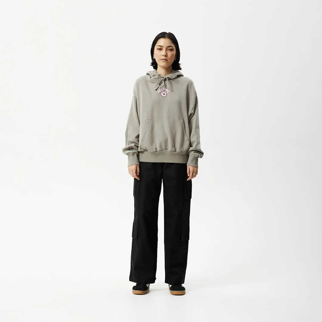 Afends Womens Flower - Hoodie - Olive