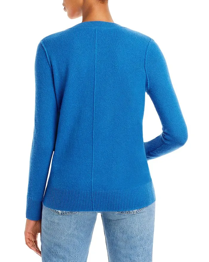 AQUA Cashmere V-Neck Cashmere Sweater