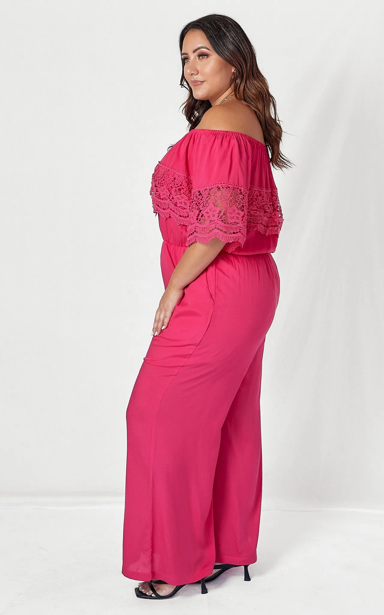 Arcadia Jumpsuit - Deep Pink