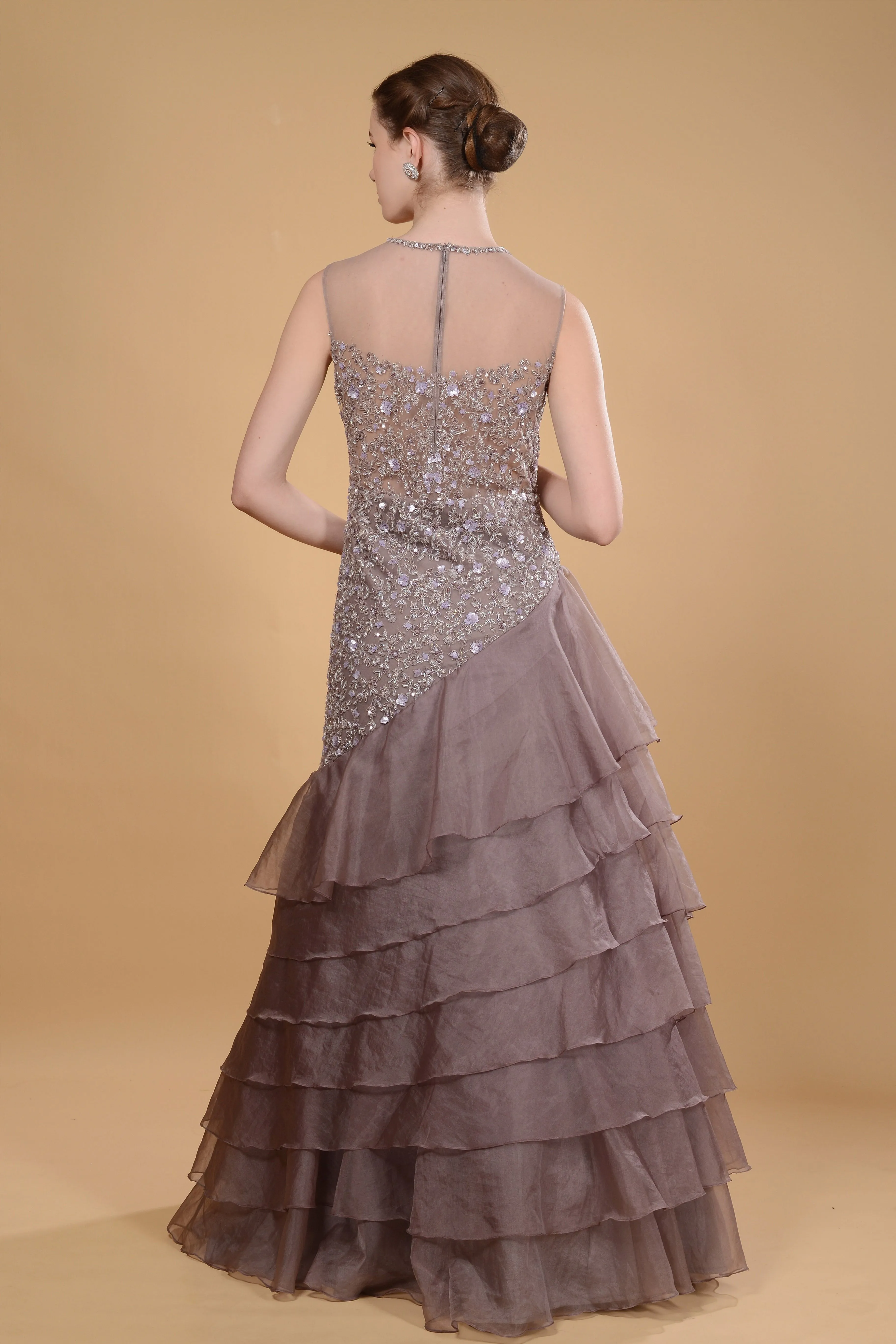 Ash Grayish Gown.