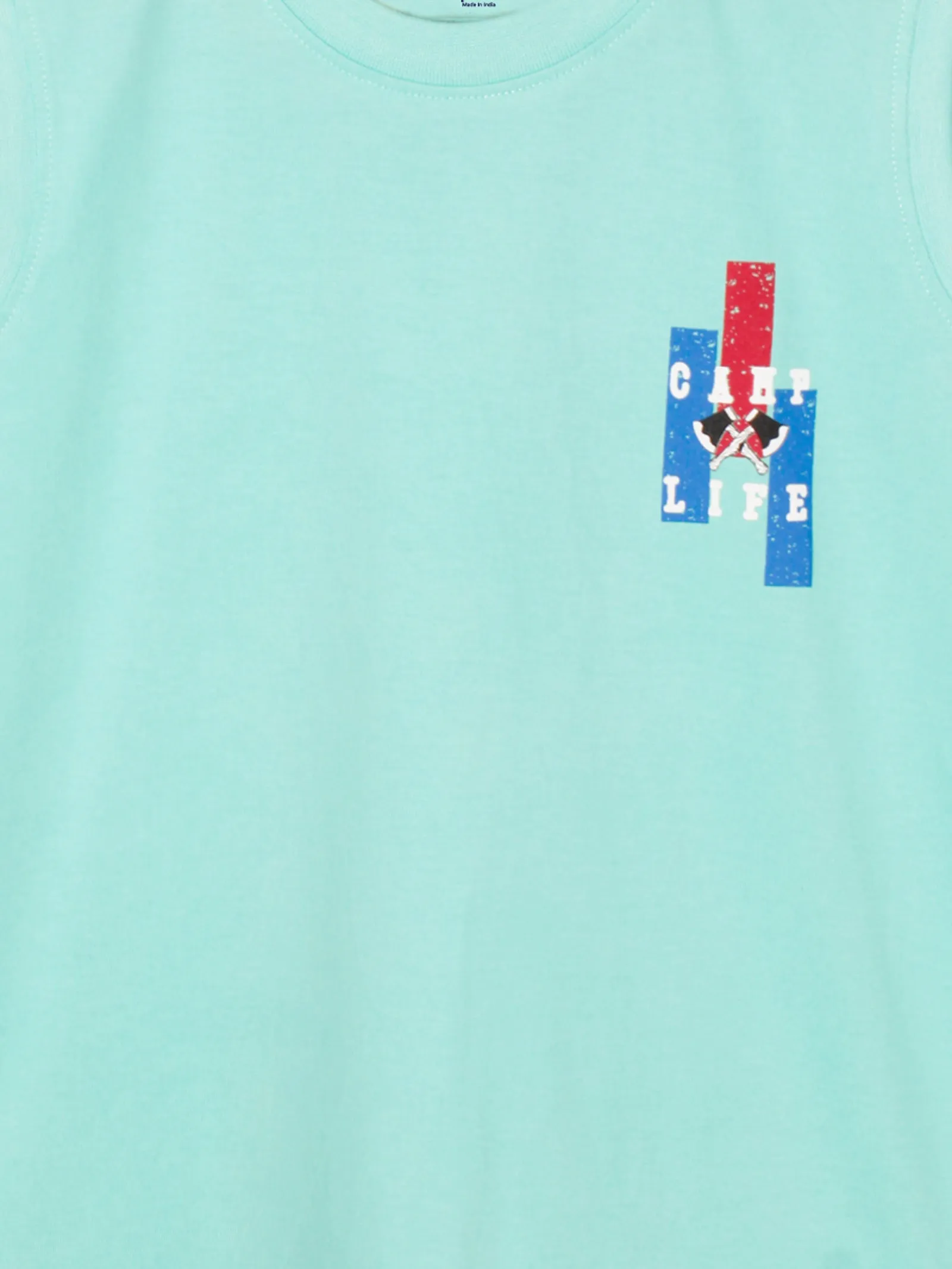 Boys Printed Sleeveless Tee & Knit Knee length Basic Short Set