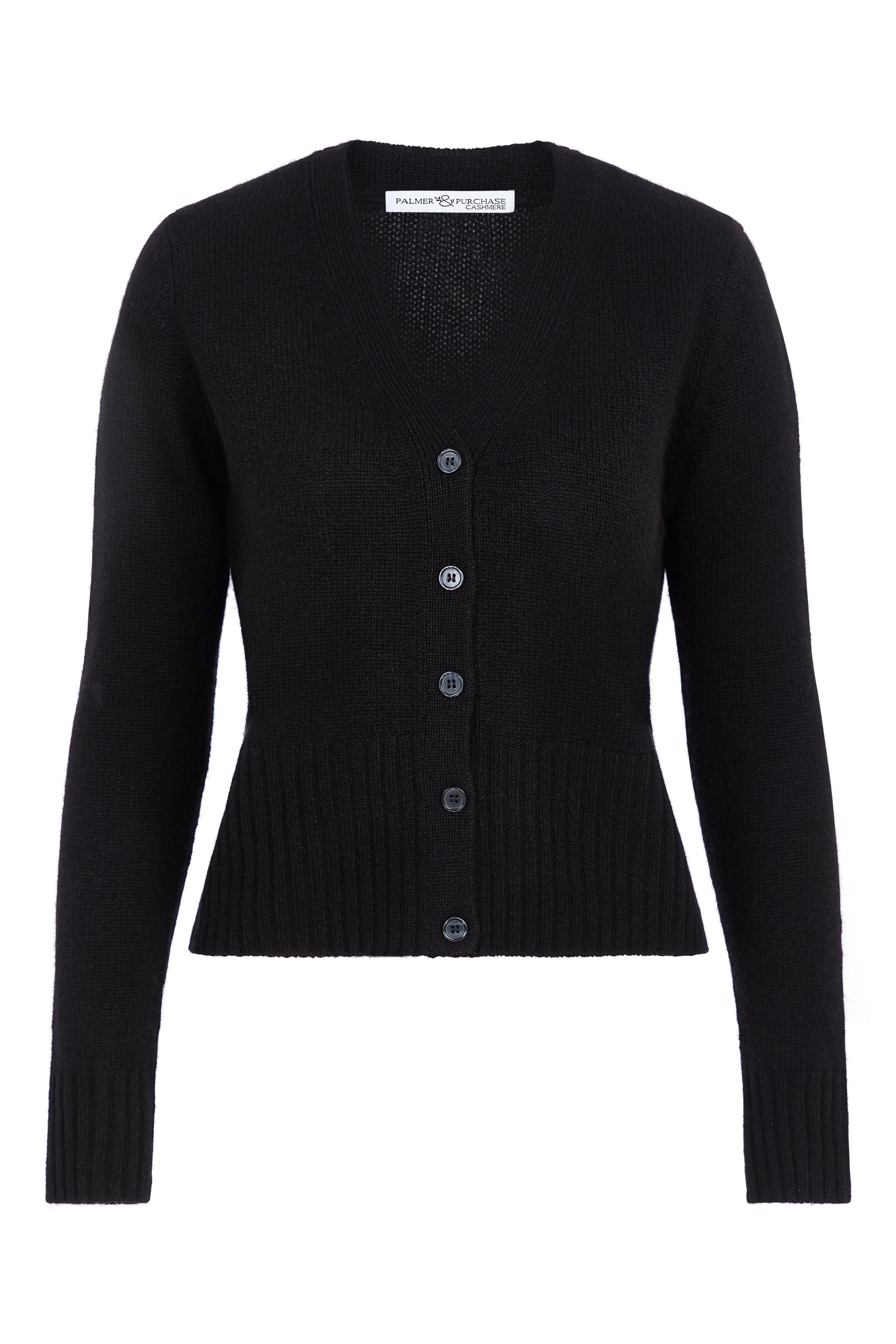 Chrissy V Neck Cardigan- Black