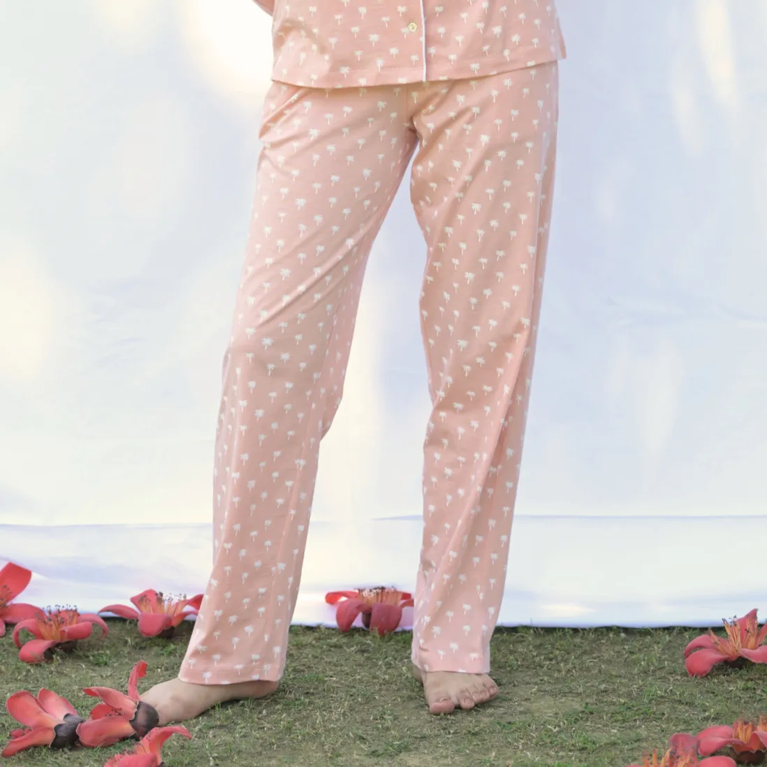 Cosy cocoon PJ  Blue Polka Dot (bottom)