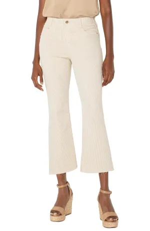 CUPPUCCINO GIA GLIDER CROP FLARE WITH BACK PLEAT