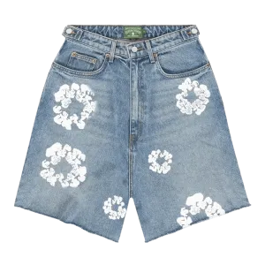 Denim Tears X Levi's Wreath Jean Shorts 'Light Wash'