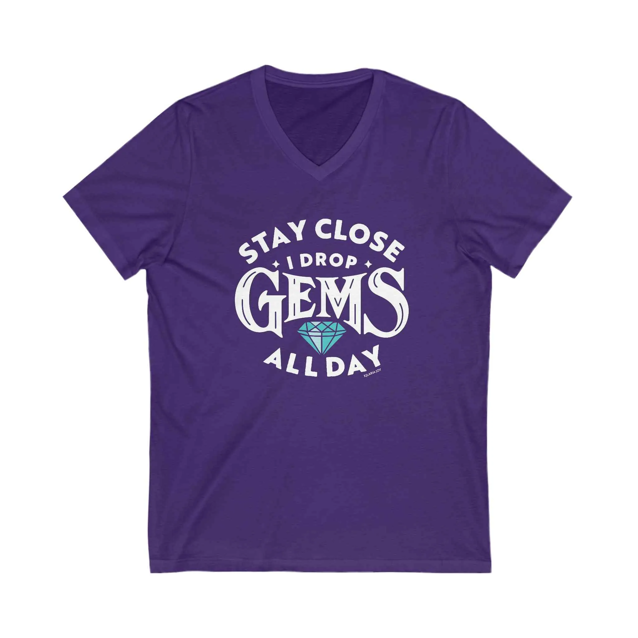 Dropping Gems Women's Premium V-neck T-shirt
