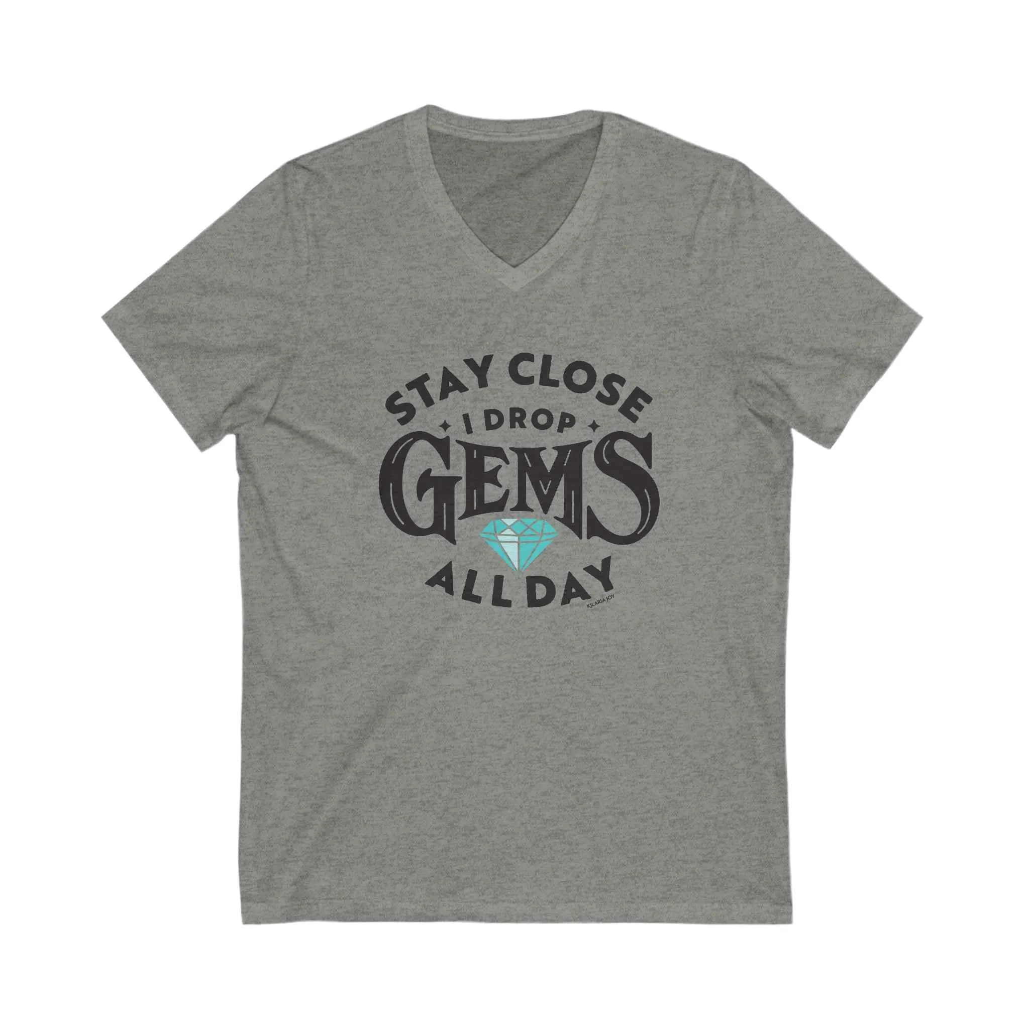 Dropping Gems Women's Premium V-neck T-shirt