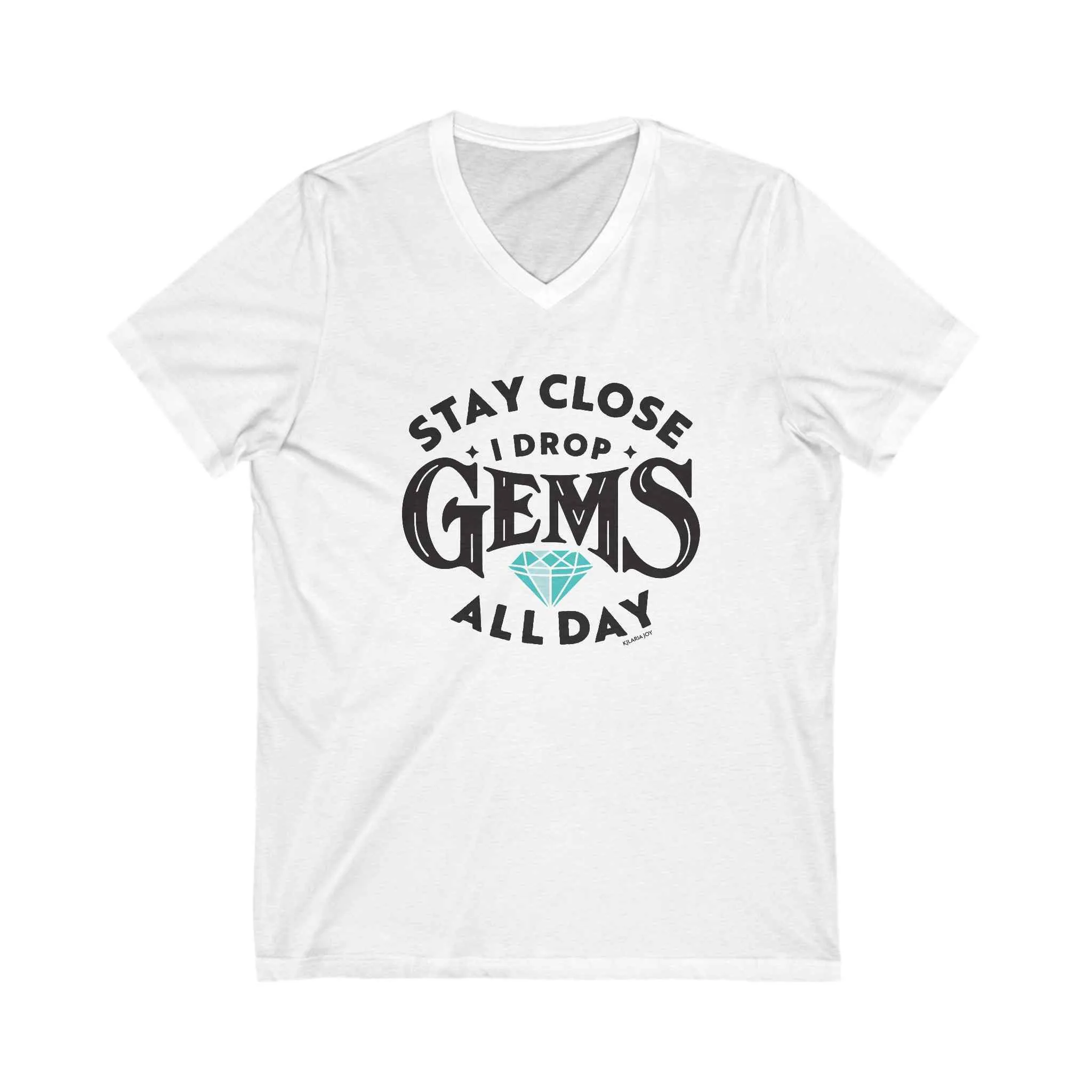 Dropping Gems Women's Premium V-neck T-shirt