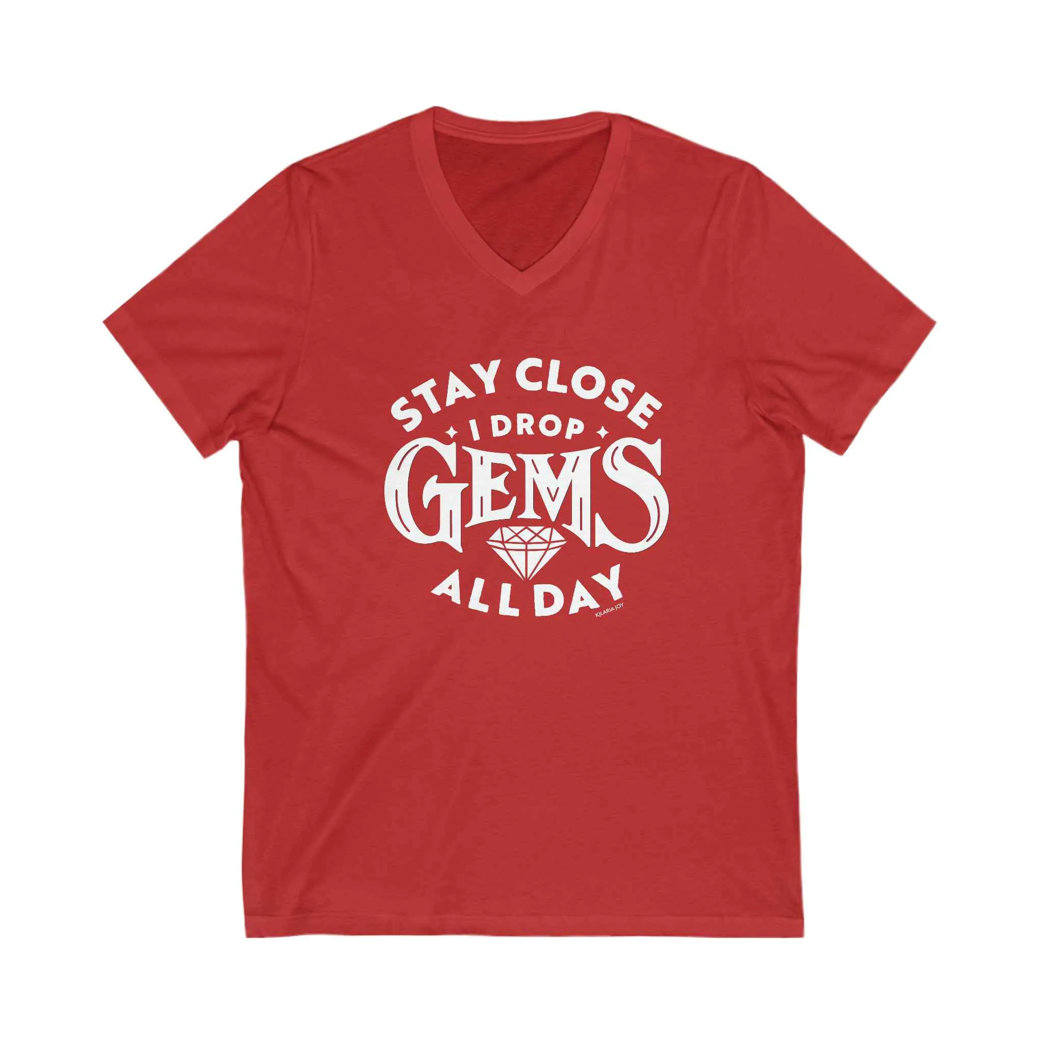 Dropping Gems Women's Premium V-neck T-shirt