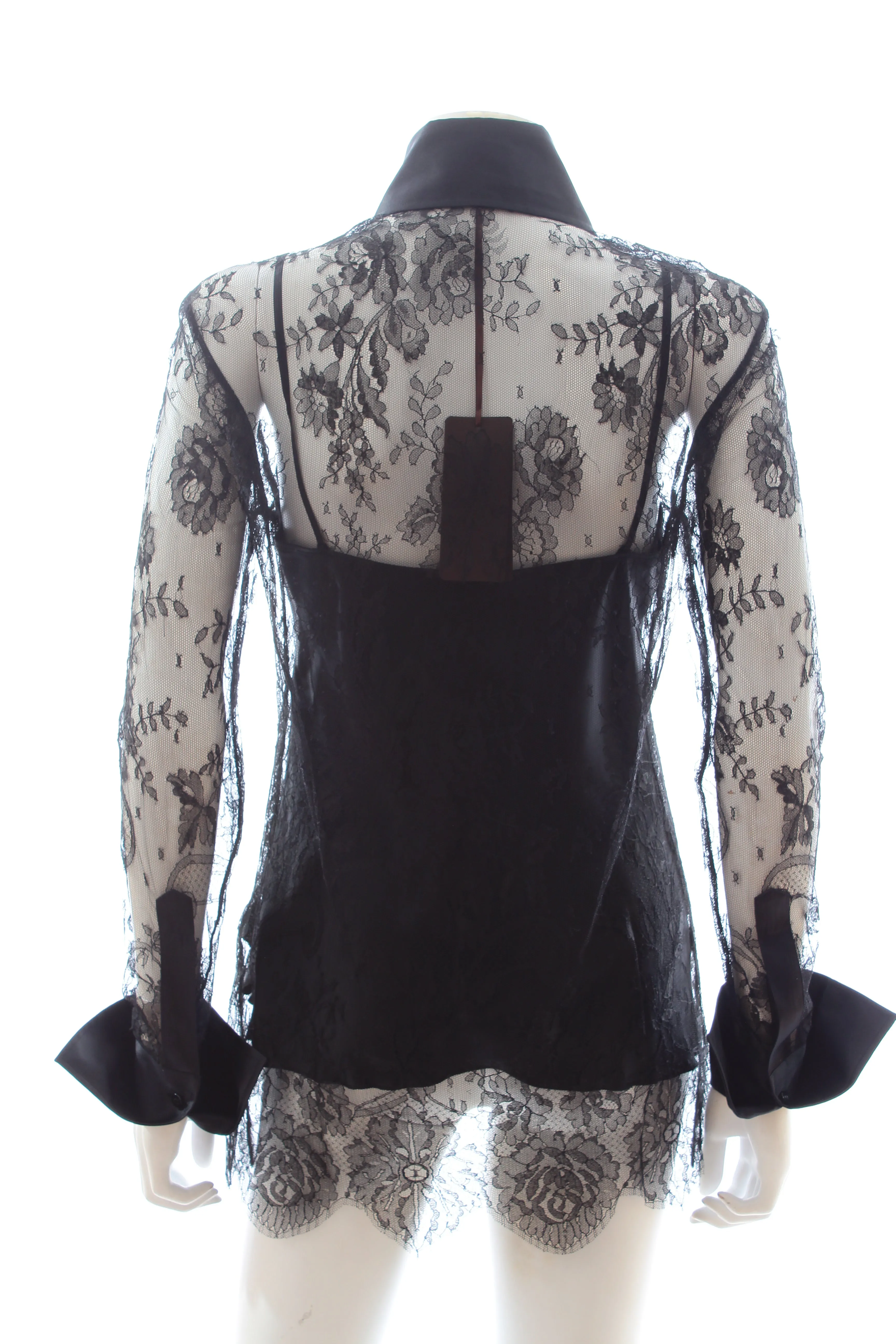Ermanno Scervino Silk-Trimmed Lace Shirt