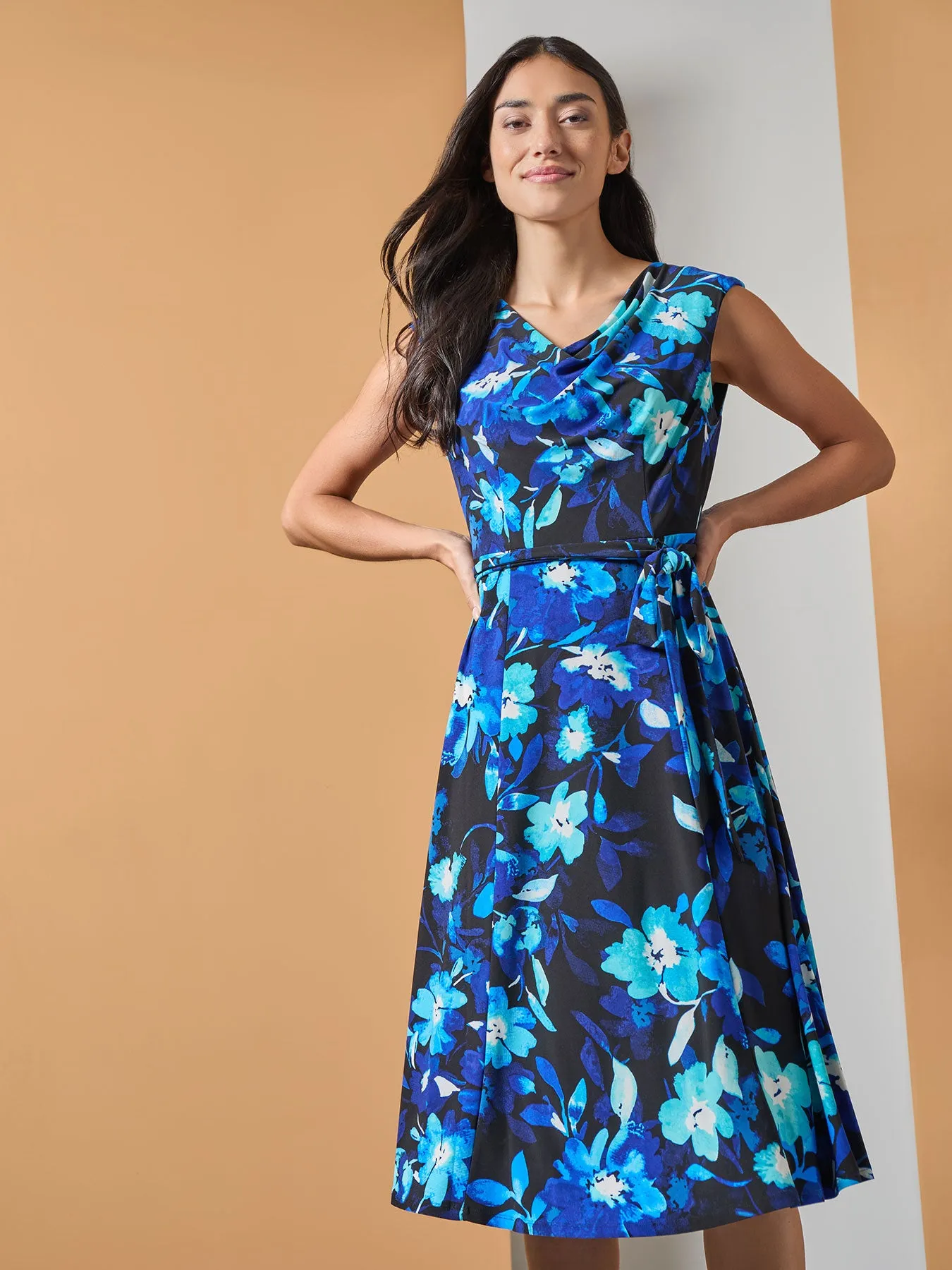 Floral Flare Dress, Everyday Knit
