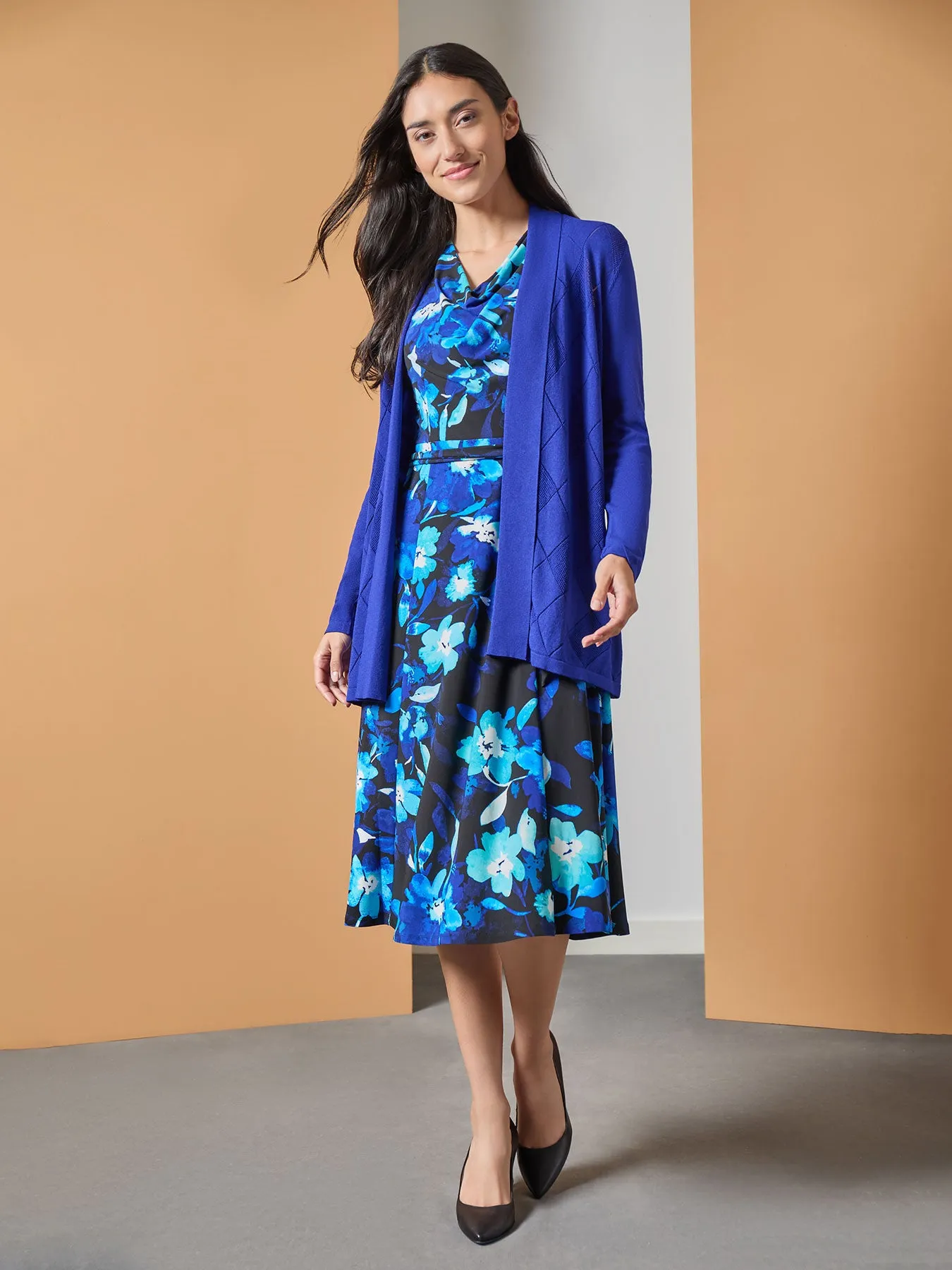 Floral Flare Dress, Everyday Knit