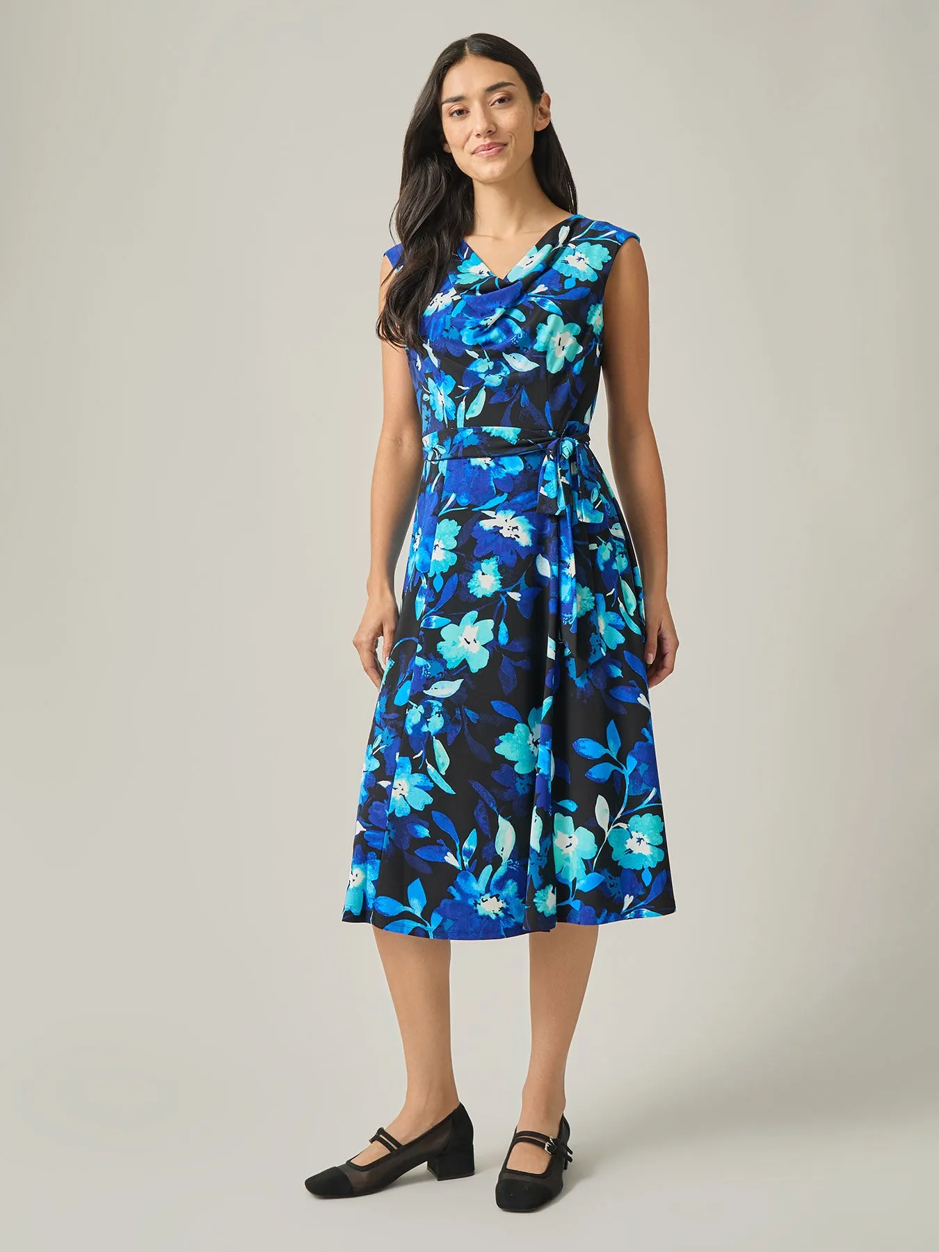Floral Flare Dress, Everyday Knit