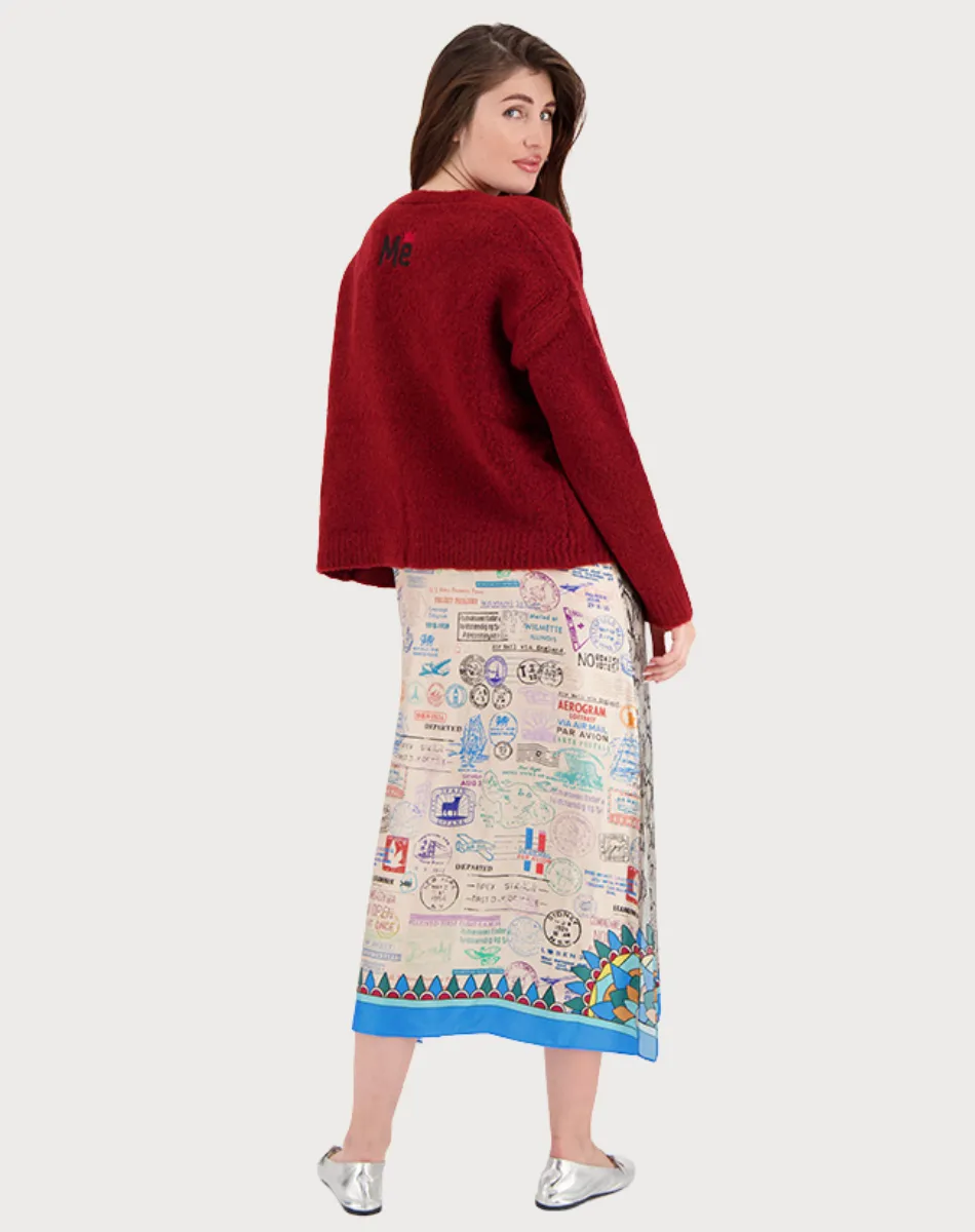 Irene Cherry Cardigan