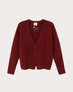 Irene Cherry Cardigan
