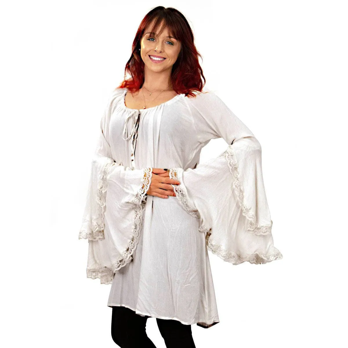 Natural Gauze  Bohemian Renaissance Shirt