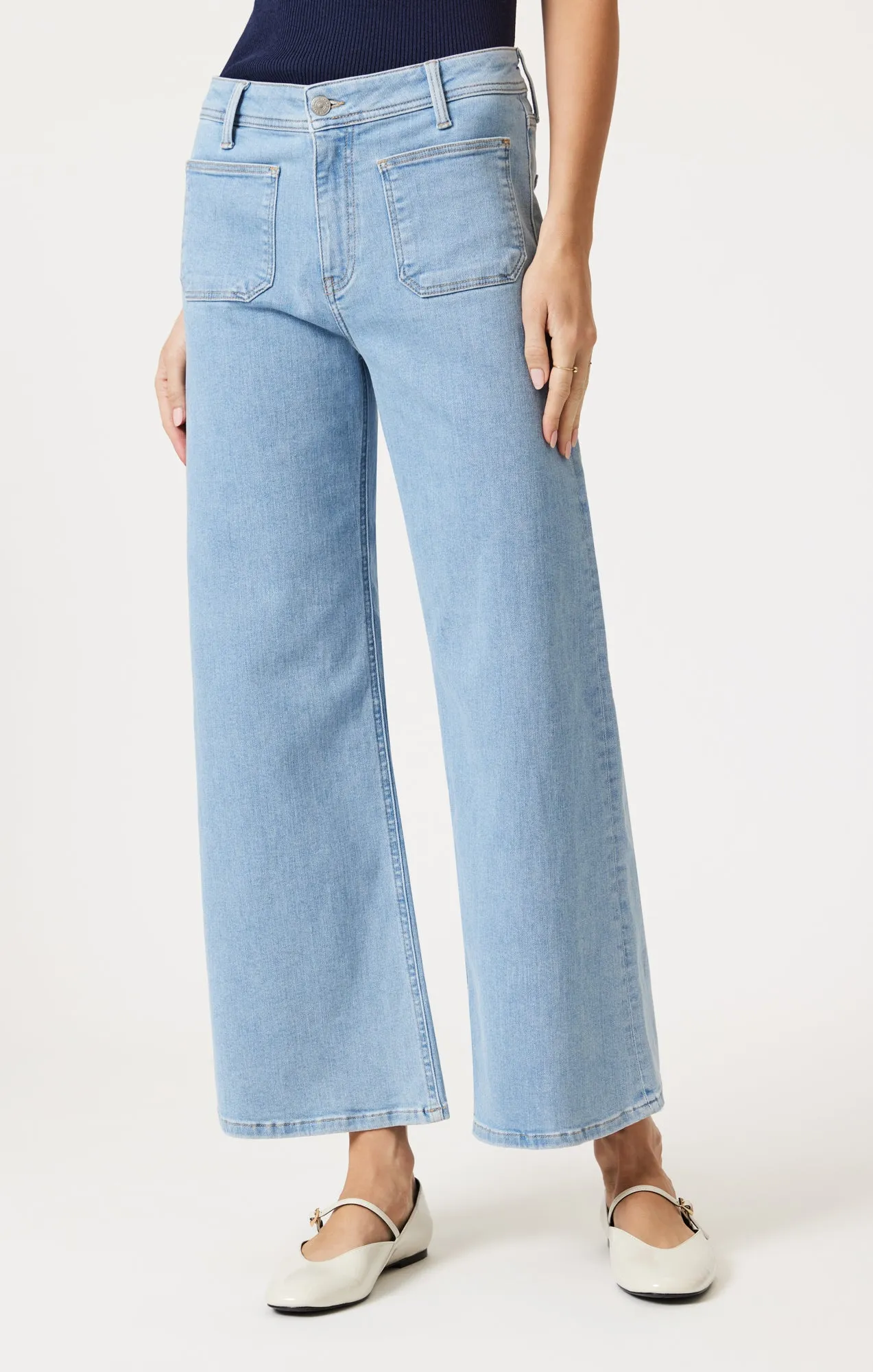 PALOMA MARINE WIDE LEG IN LIGHT BLUE FLEX BLUE