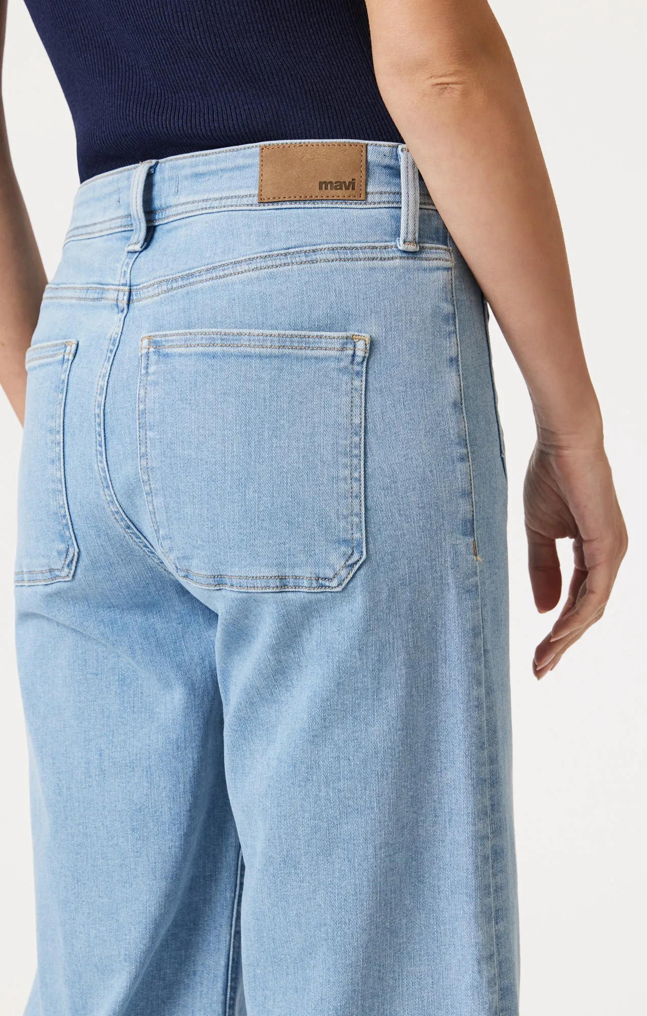 PALOMA MARINE WIDE LEG IN LIGHT BLUE FLEX BLUE