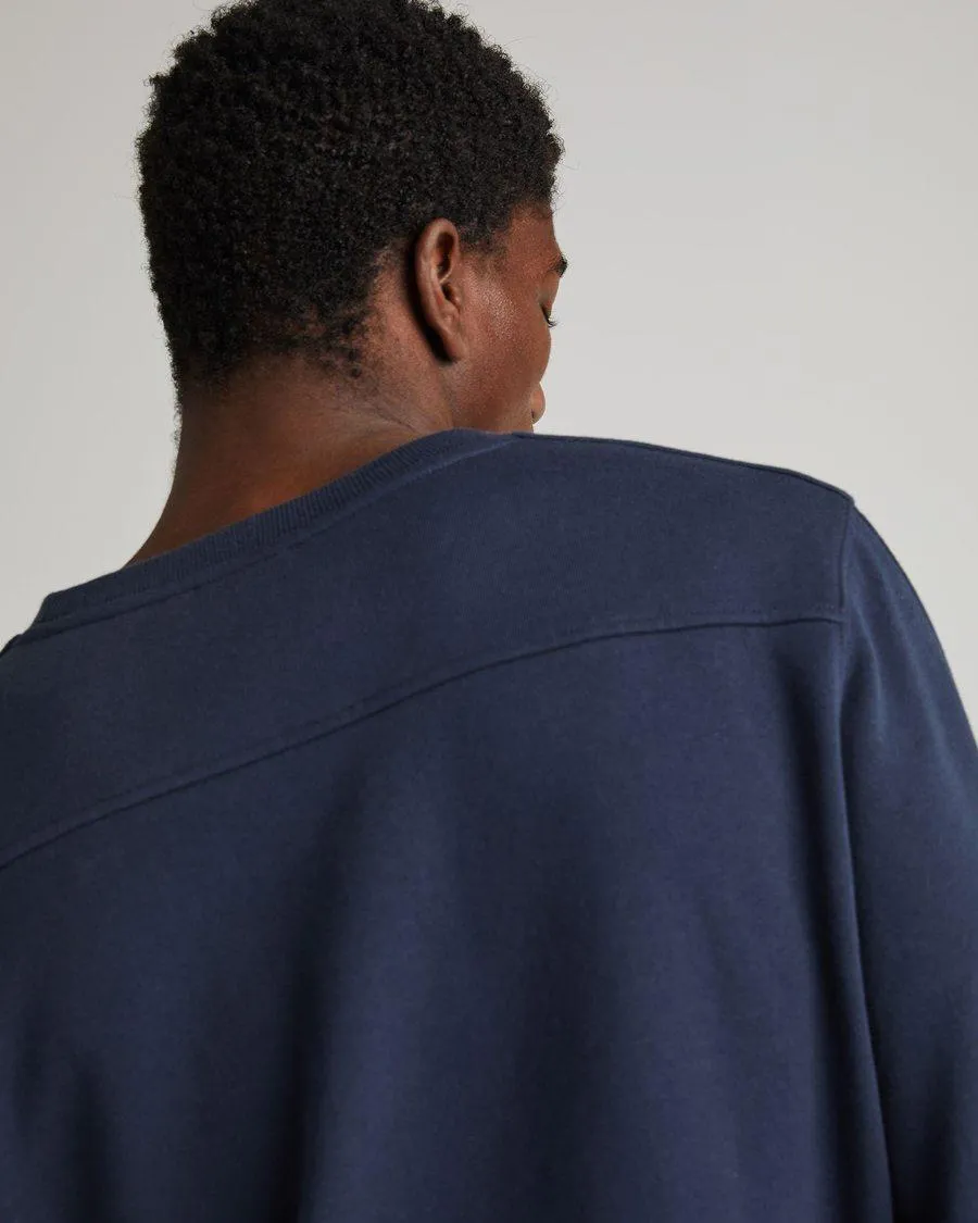 Recycled Fleece Sweatshirt (Blue Nights)