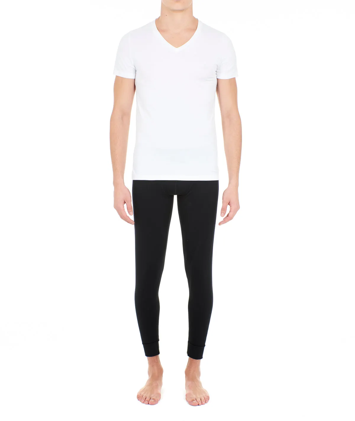 Supreme Cotton Tee-Shirt V Neck | White 401331-0003