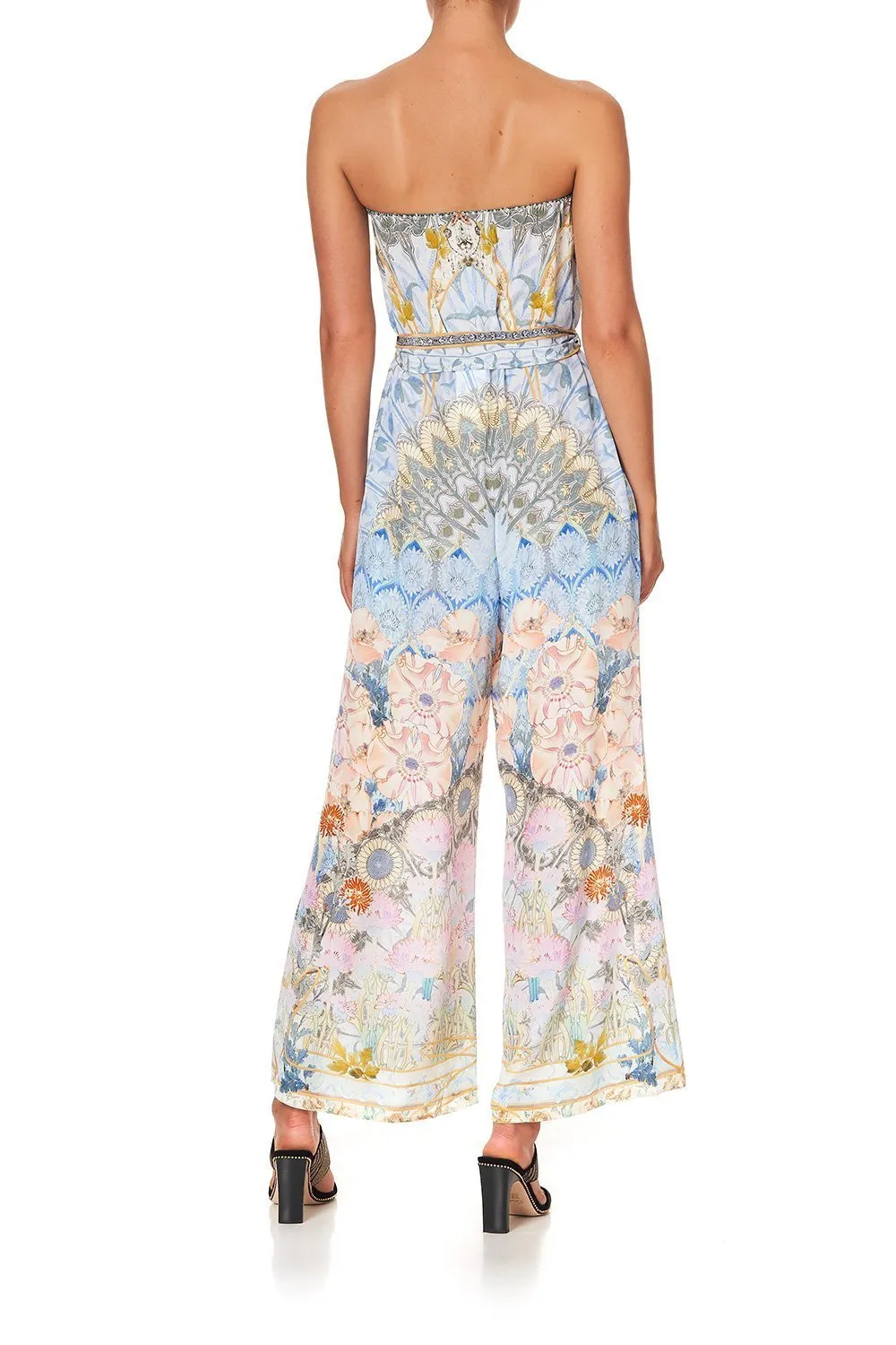 TIE WAIST STRAPLESS JUMPSUIT MORRIS MUSE